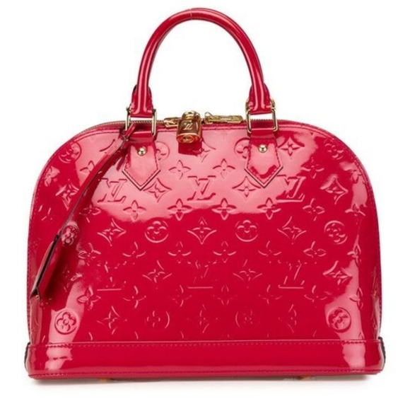 LOUIS VUITTON Monogram Vernis Alma PM Handbag - Picture 1 of 16